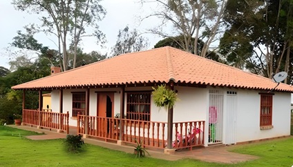 Casa construida con productos Ecotezza